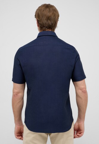 ETERNA Regular fit Button Up Shirt in Blue