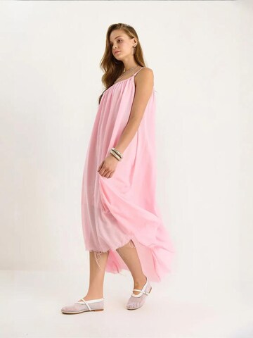 Bianco Lucci Summer Dress in Pink