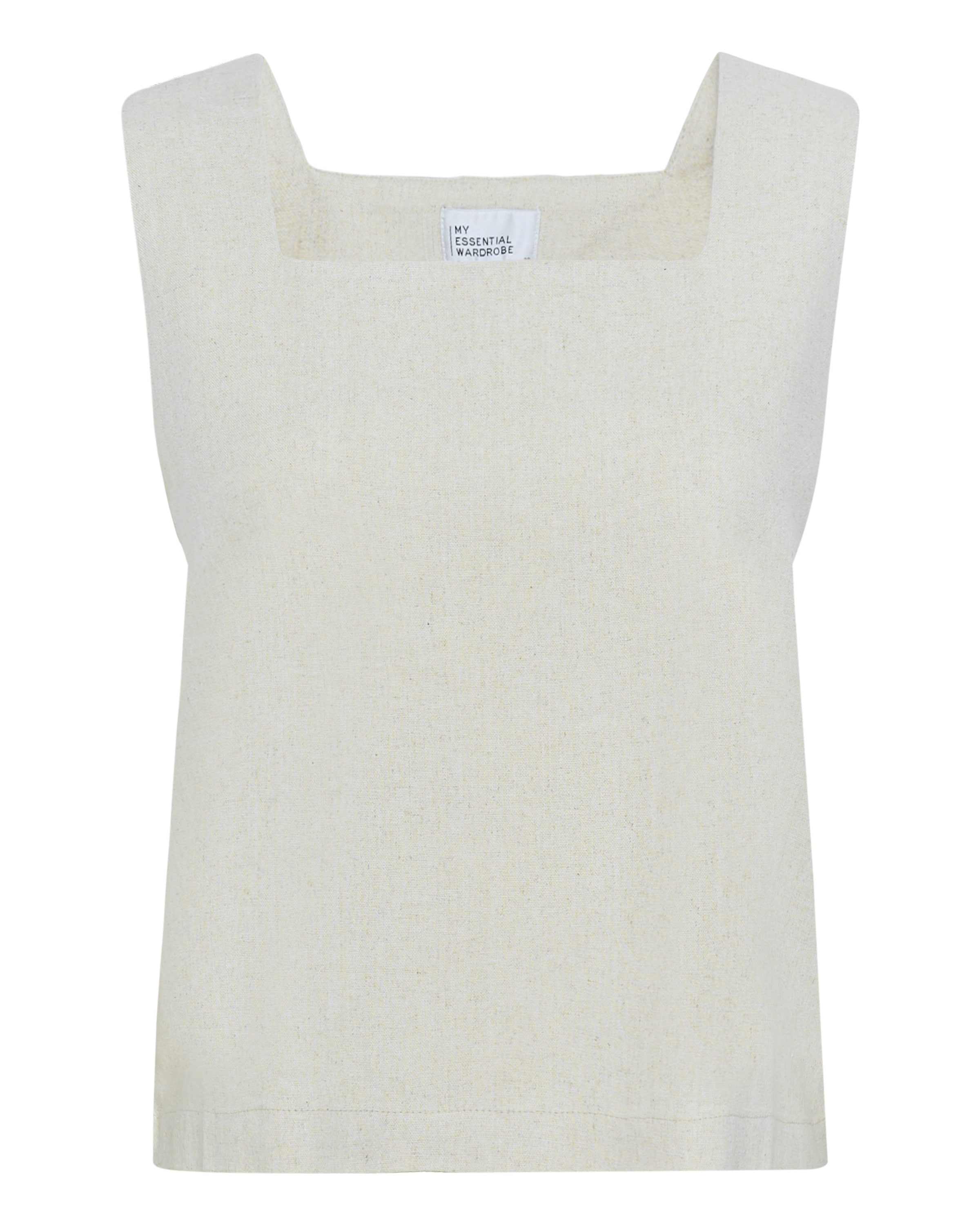 My Essential Wardrobe Top 'Dias' in Beige: front