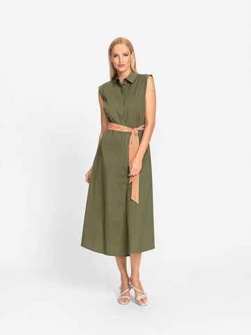 heine - Vestidos camiseiros em verde: frente