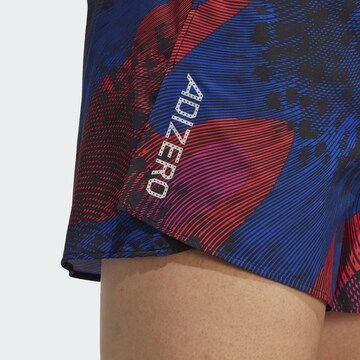 Coupe slim Pantalon de sport 'Adizero Split' ADIDAS PERFORMANCE en bleu