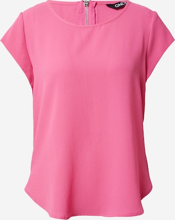 ONLY Blouse 'Vic' in Roze: voorkant