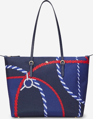 Cabas 'KEATON' Lauren Ralph Lauren en bleu : devant