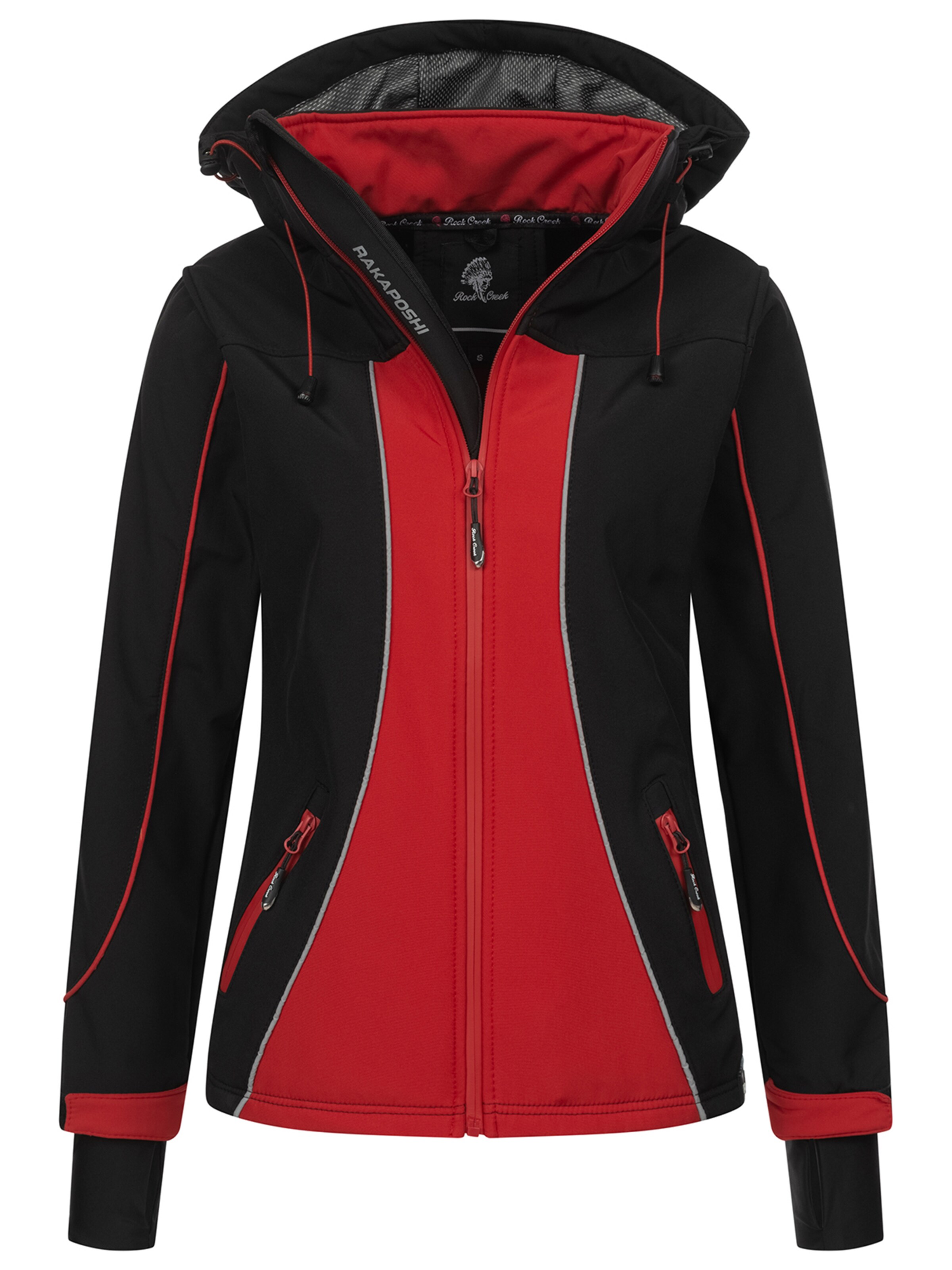 Rock Creek Performance Jacket in Red: front