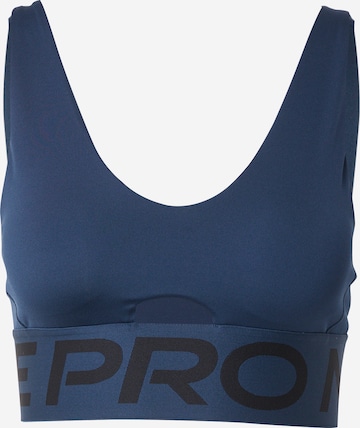 NIKE - Sujetador deportivo 'INDY' en azul: frente