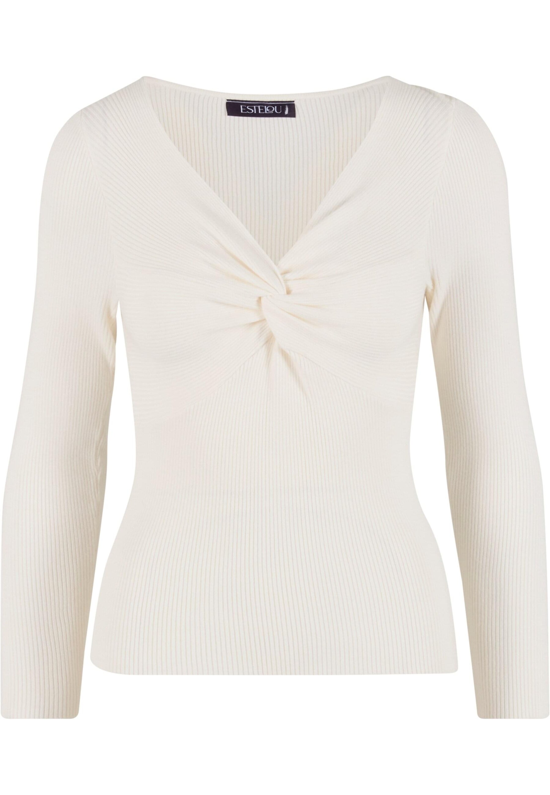 Urban Classics Trui in Wit: voorkant