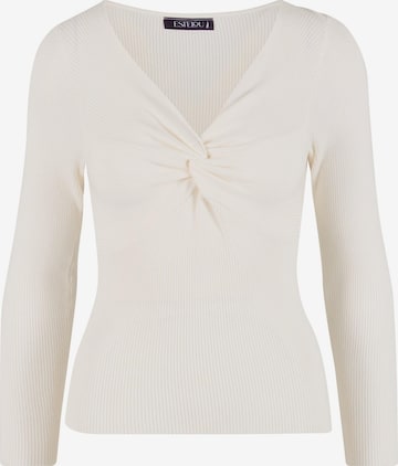 Urban Classics Trui in Wit: voorkant