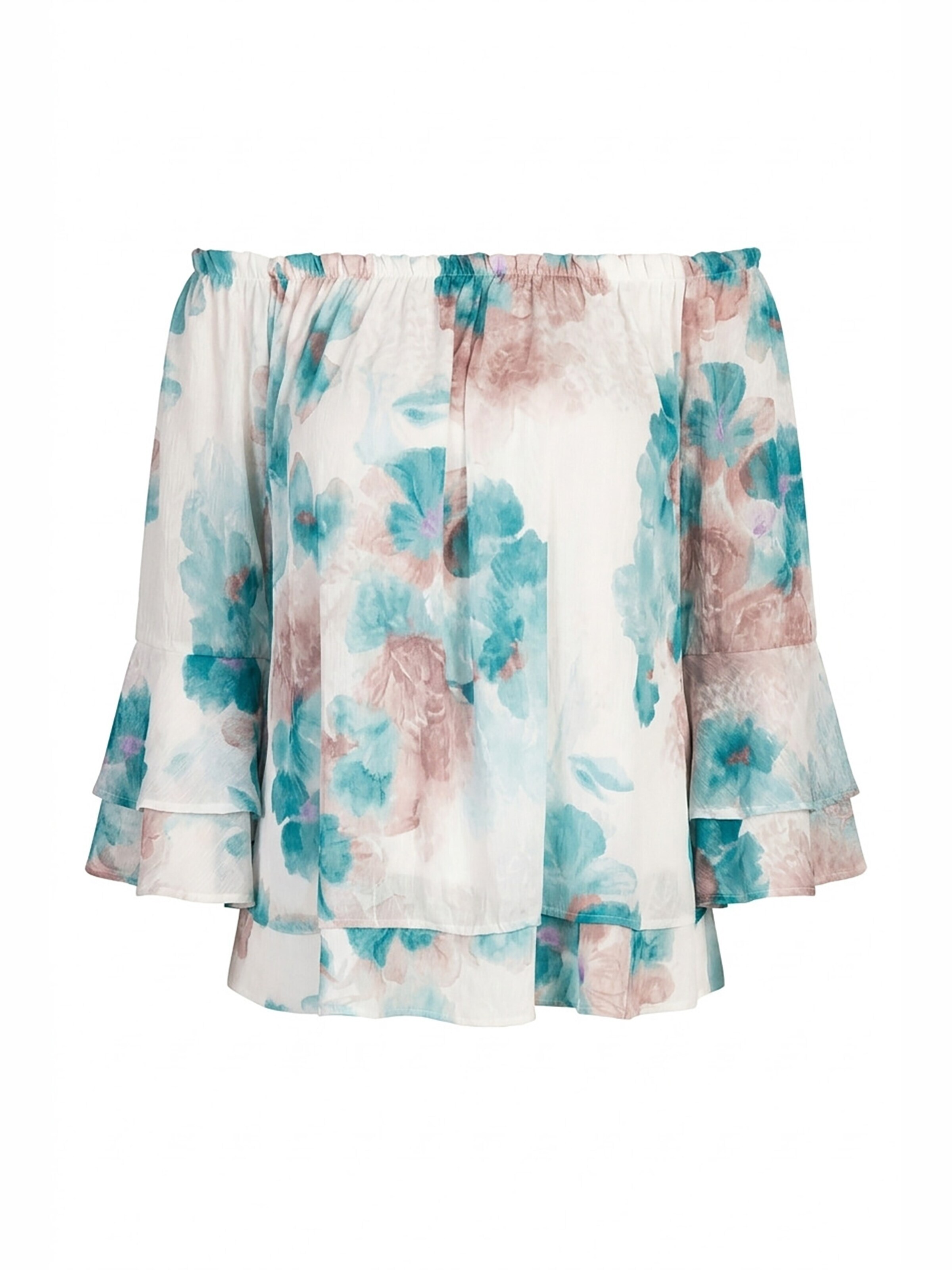Figl Blouse 'M1142' in Blauw: voorkant