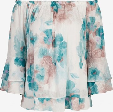 Figl Blouse 'M1142' in Blauw: voorkant