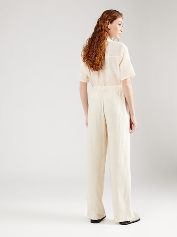 modström Loosefit Housut 'Darrel' värissä beige