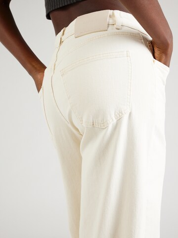 ONLY Wide Leg Jeans 'HOPE' in Beige