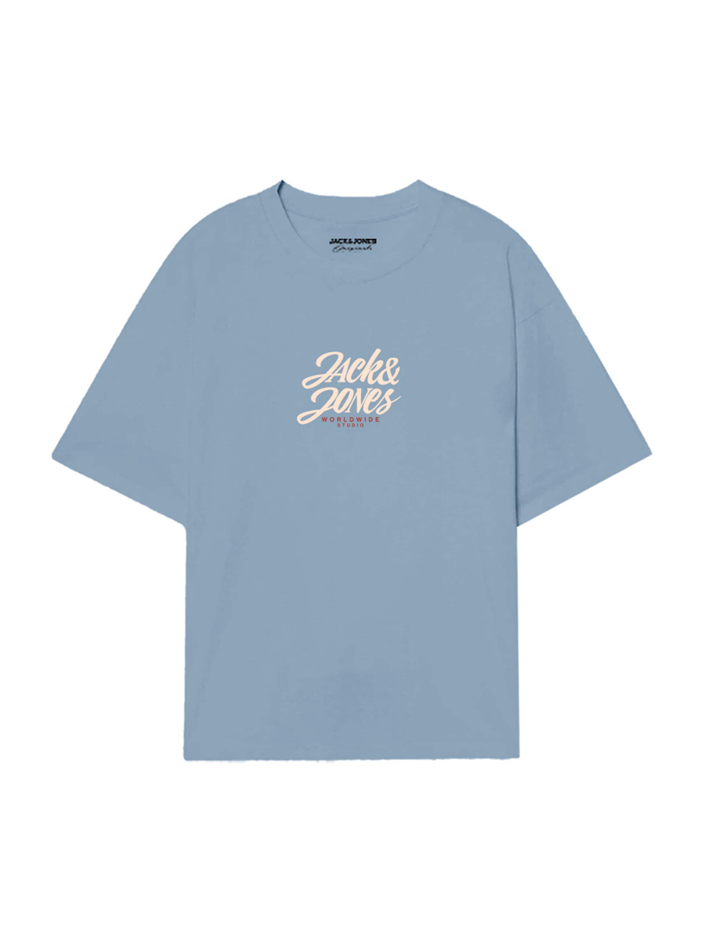 Maglietta di Jack & Jones Junior in blu: frontale