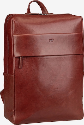 Braun Büffel Rucksack ' Arezzo' in Braun: Vorderseite