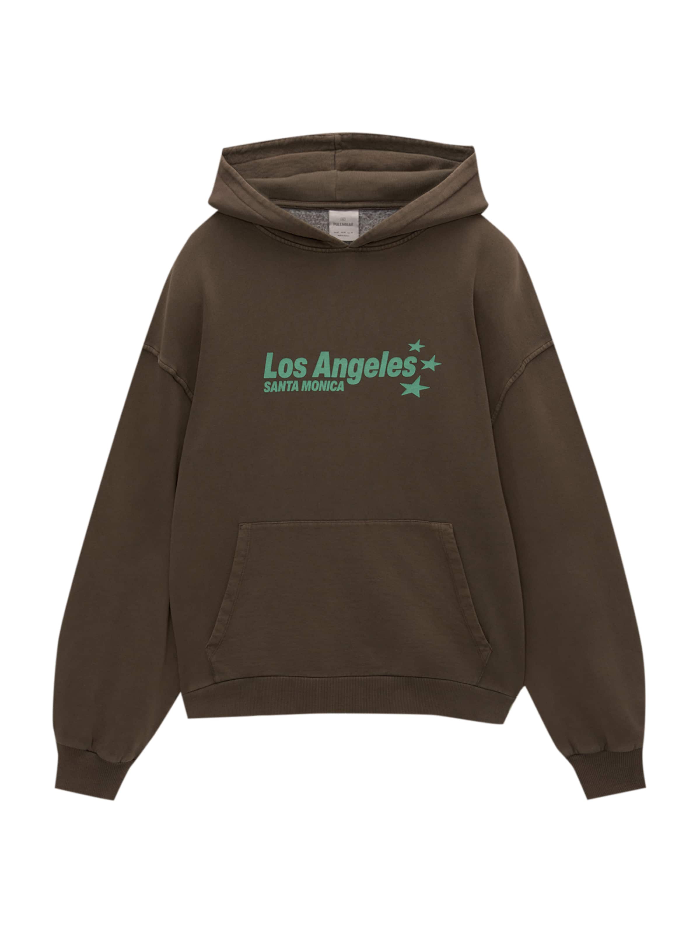 Pull&Bear Mikina – hnědá: přední strana