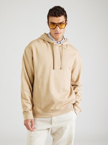 HUGO - Sudadera 'Dapo' en beige: frente