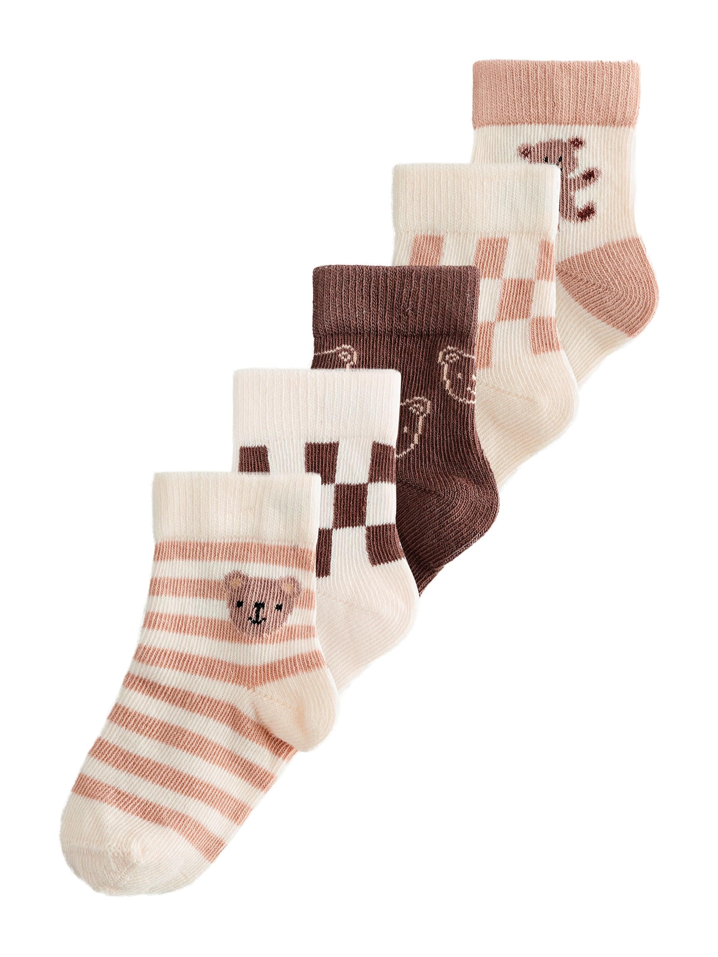 Next - Meias em castanho: frente