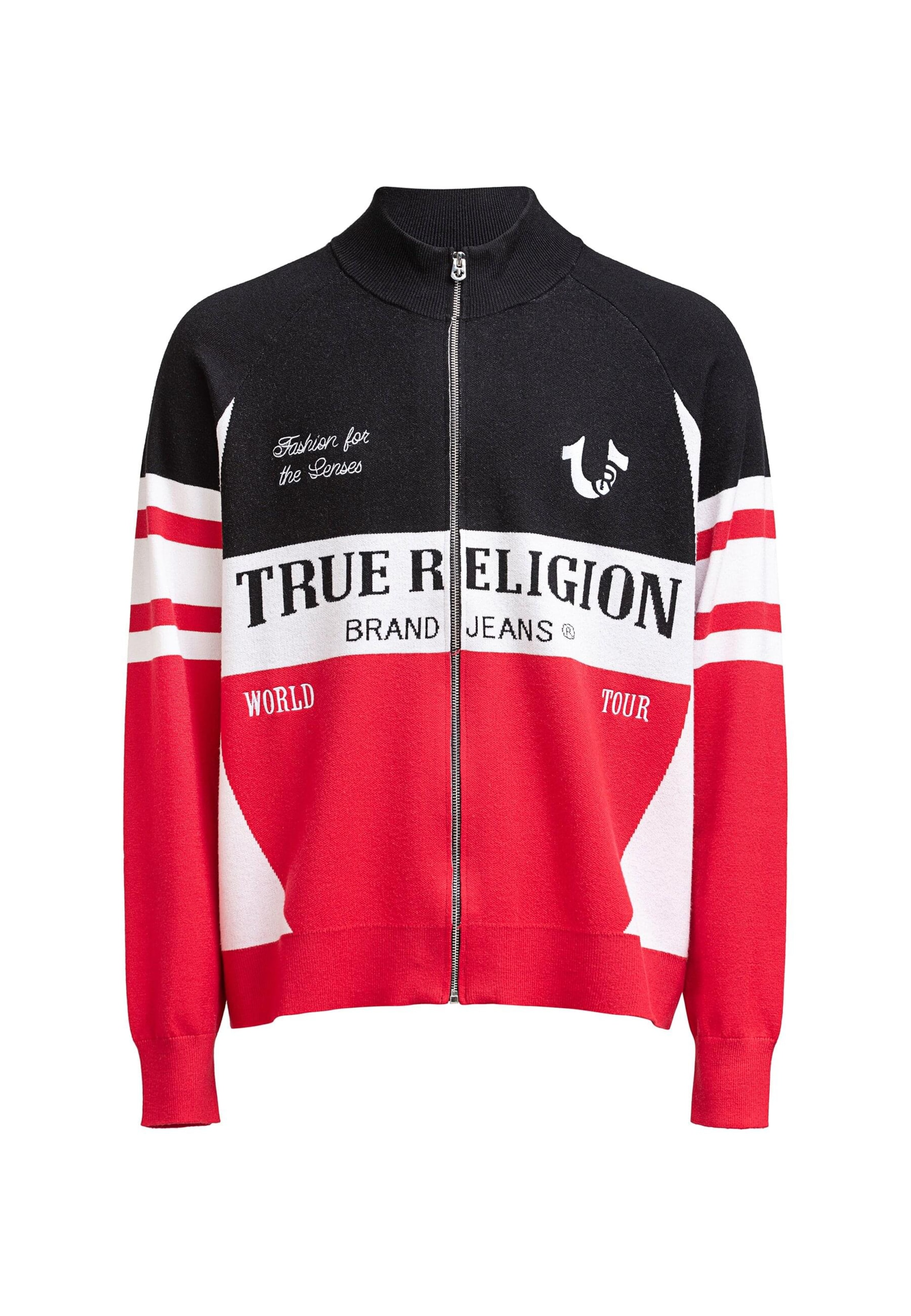 Giacca di felpa di True Religion in rosso: frontale