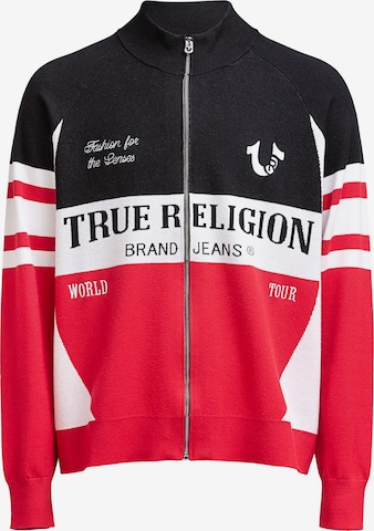 Veste de survêtement True Religion en rouge : devant