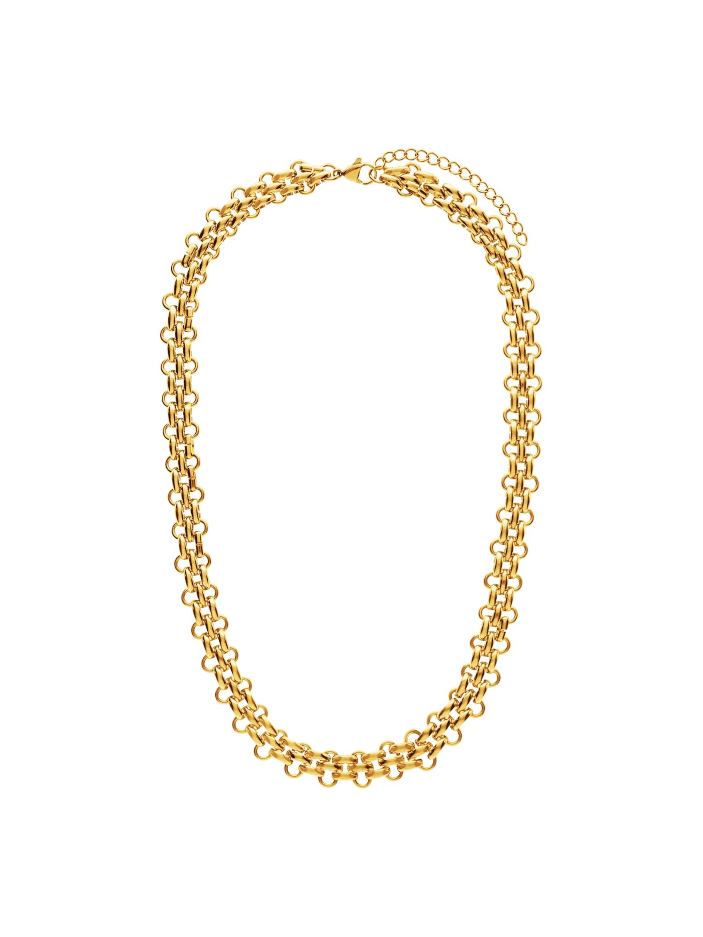 Lucardi Kette in Gold: Vorderseite