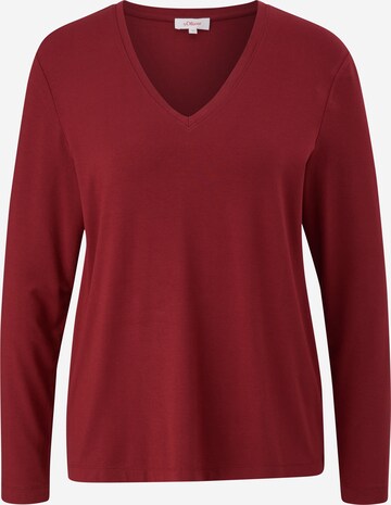 s.Oliver Shirt in Rood: voorkant