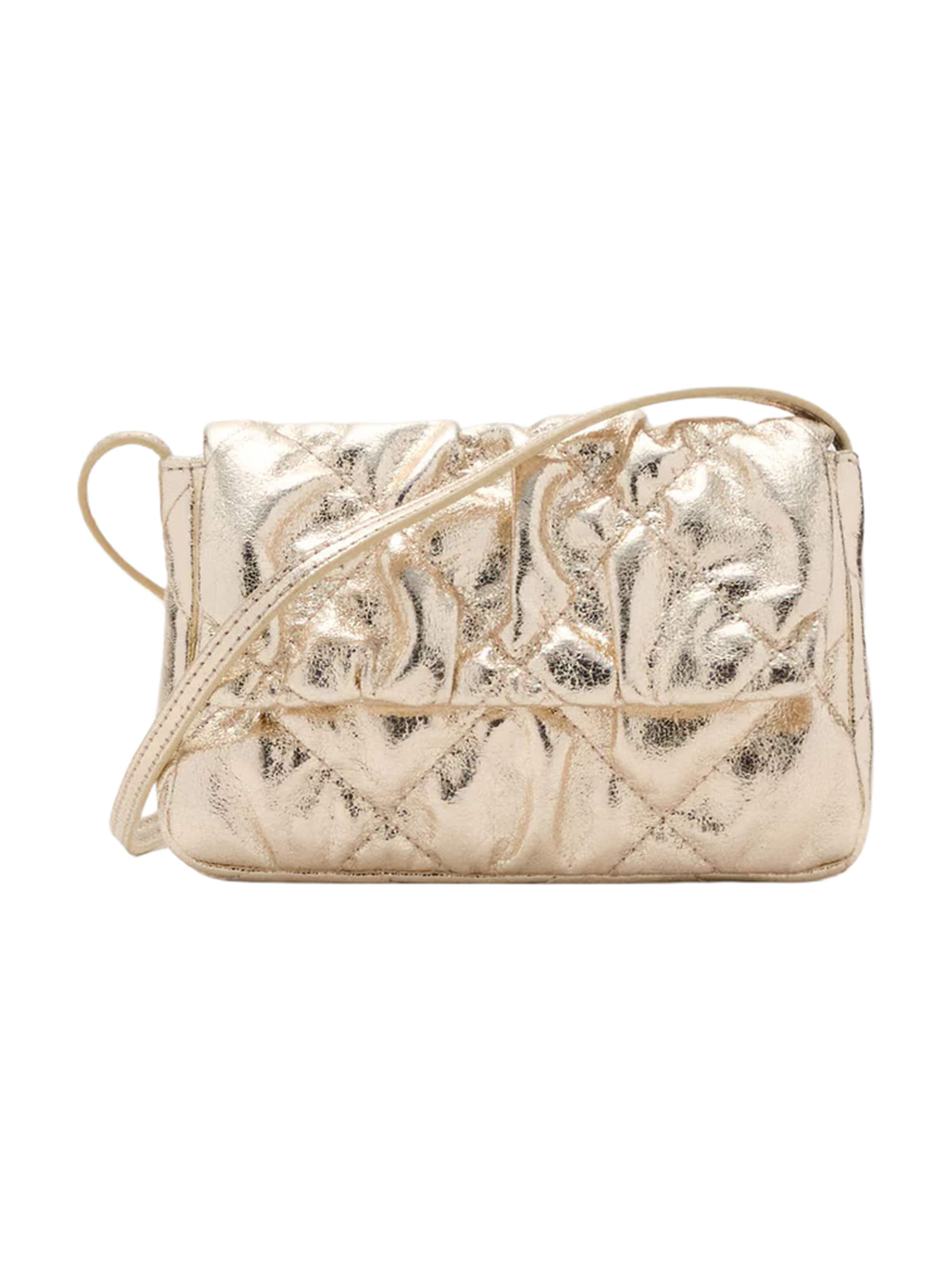 MANGO KIDS Torba 'FRUNCE' | zlata barva: sprednja stran