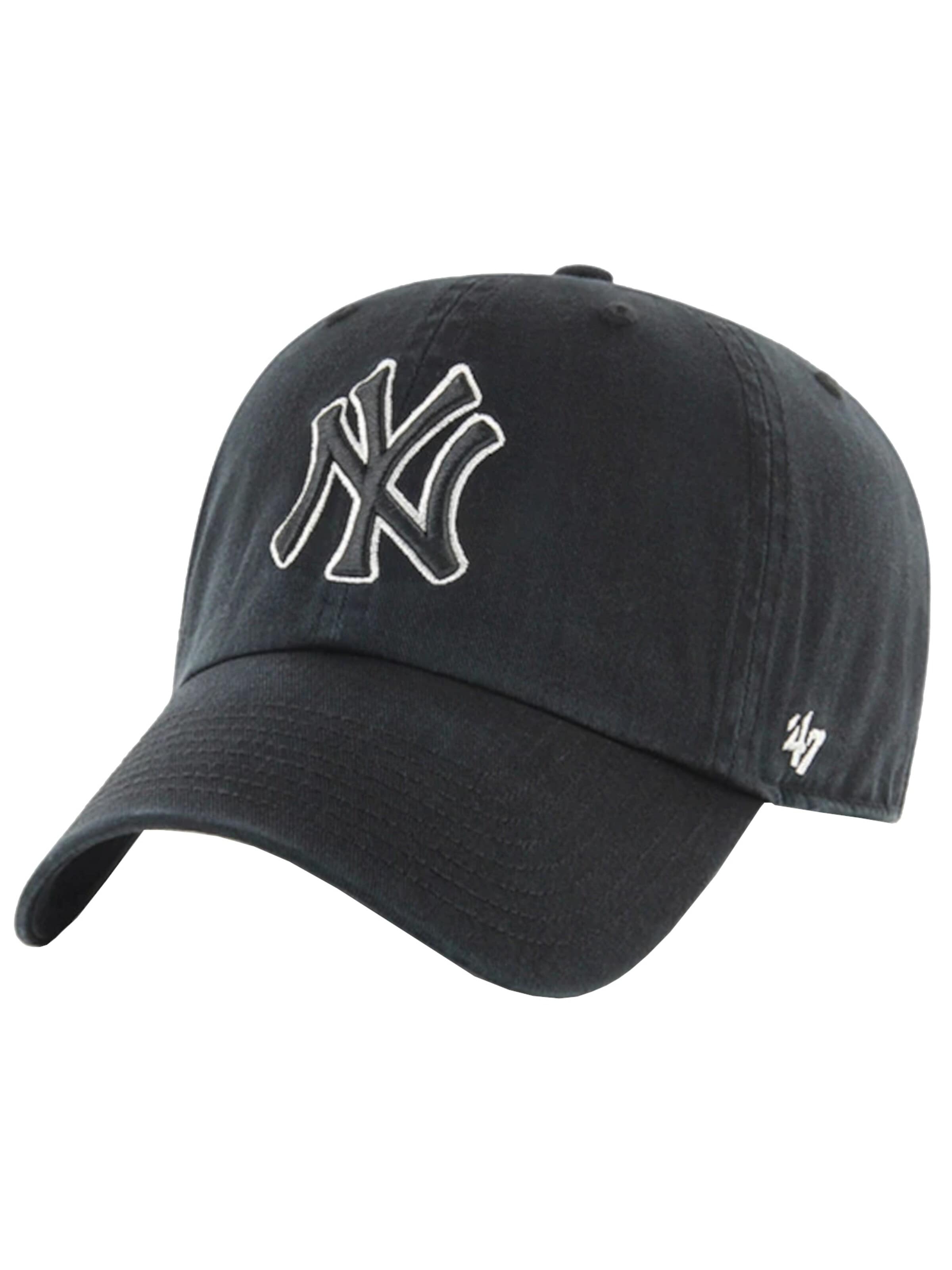 Casquette 'New York Yankees MLB Clean Up' 47 en noir : devant