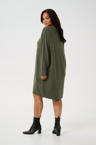 KAFFE CURVE Knit dress 'Bell' in Green