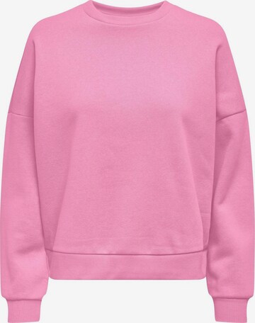 ONLY Sweatshirt in Pink: front