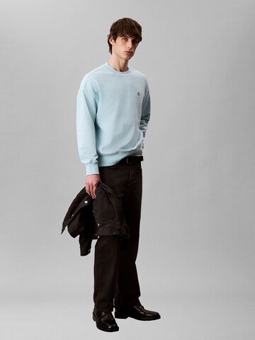 Calvin Klein Jeans Sweatshirt in Blauw