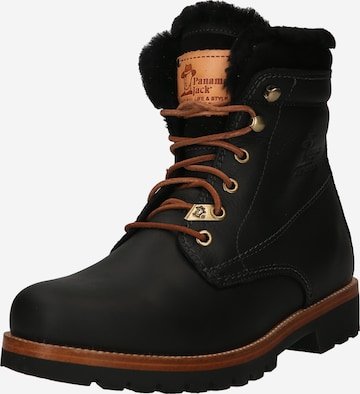 Bottines à lacets 'Aviator Igloo' PANAMA JACK en noir : devant