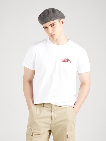 T-Shirt 'HOT STUFF' Kaotiko en blanc