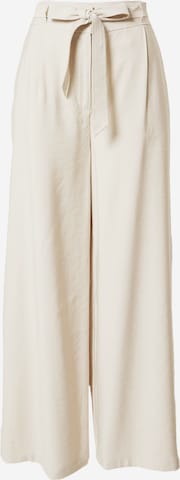 Wide Leg Pantalon à pince 'Lilyan' ABOUT YOU en beige : devant