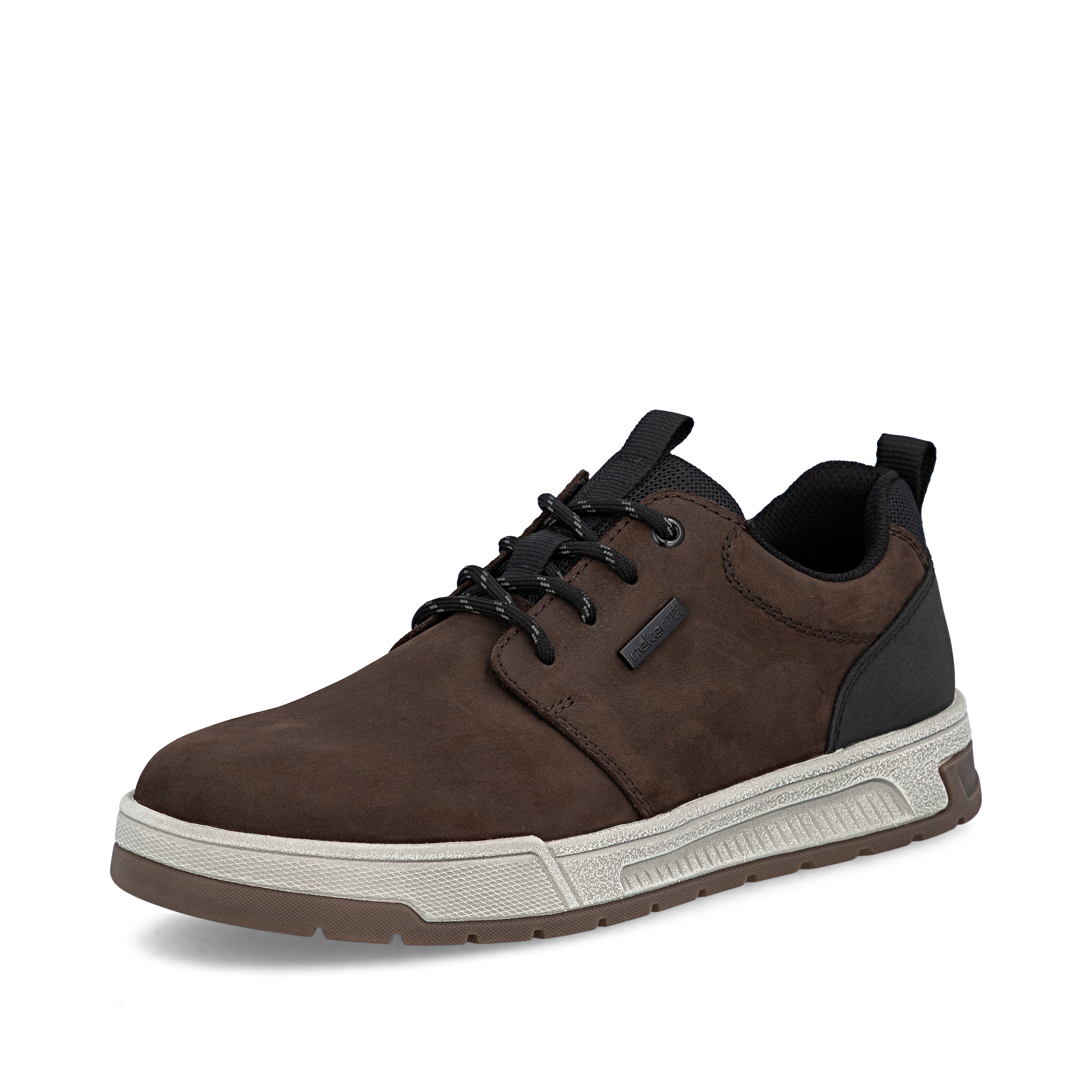 Baskets basses ' 36005 ' Rieker en marron : devant