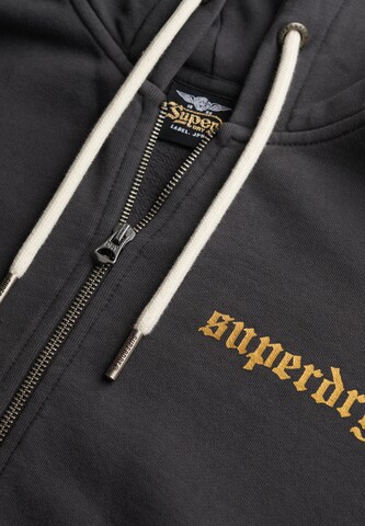 Veste de survêtement 'Old School Tattoo' Superdry en noir