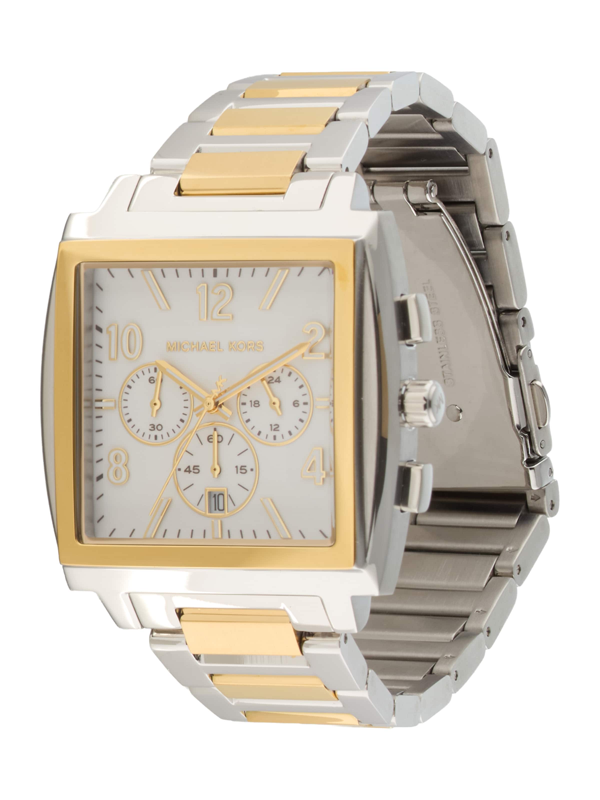 Michael Kors Аналоговые часы 'RHYS' в Золотой: спереди
