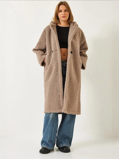 Bianco Lucci Sobretudo meia-estação em cappuccino, Vista do artigo
