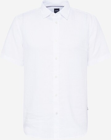 BOSS Overhemd 'Ross' in Wit: voorkant