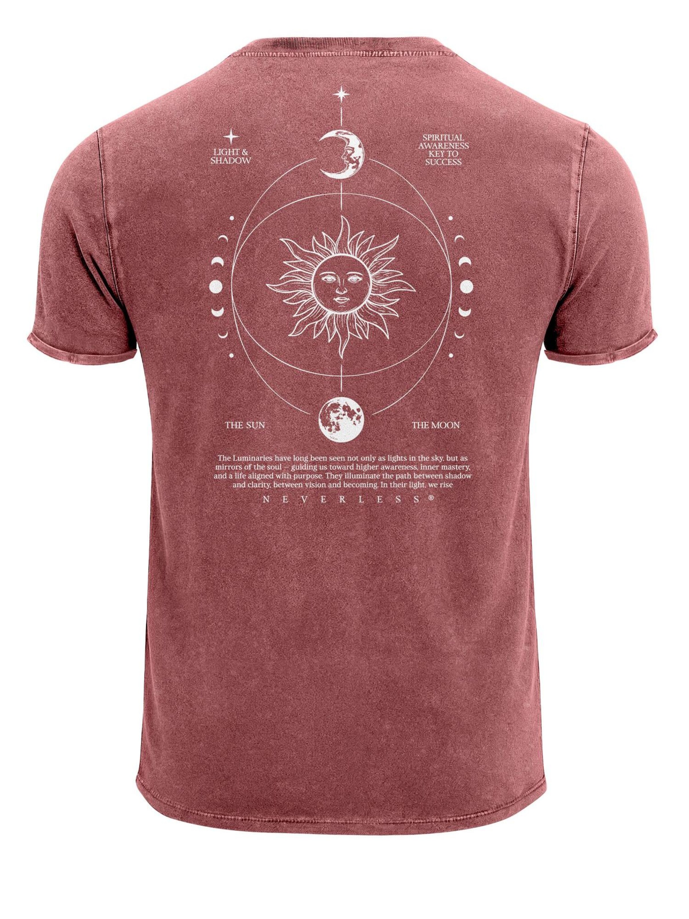 Neverless Shirt 'Spiritual Awareness' in Red