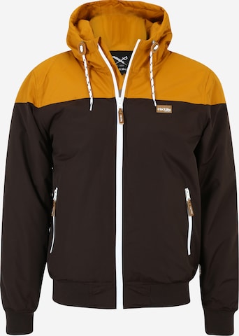 Iriedaily Between-Season Jacket in Yellow: front