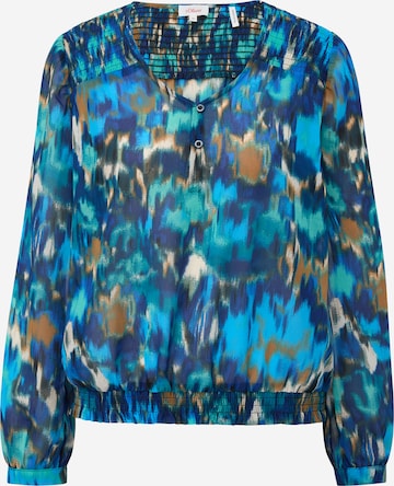 s.Oliver Blouse in Blauw: voorkant