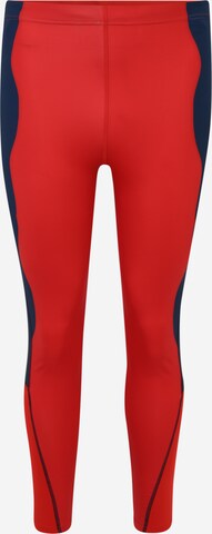 Skinny Pantalon de sport 'Marimekko Run Icons 3-Stripes ' ADIDAS SPORTSWEAR en rouge : devant