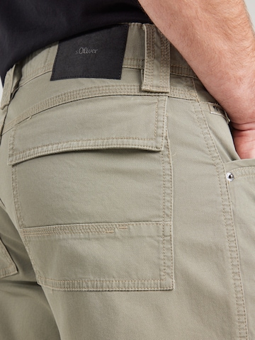 Regular Pantaloni de la s.Oliver pe verde