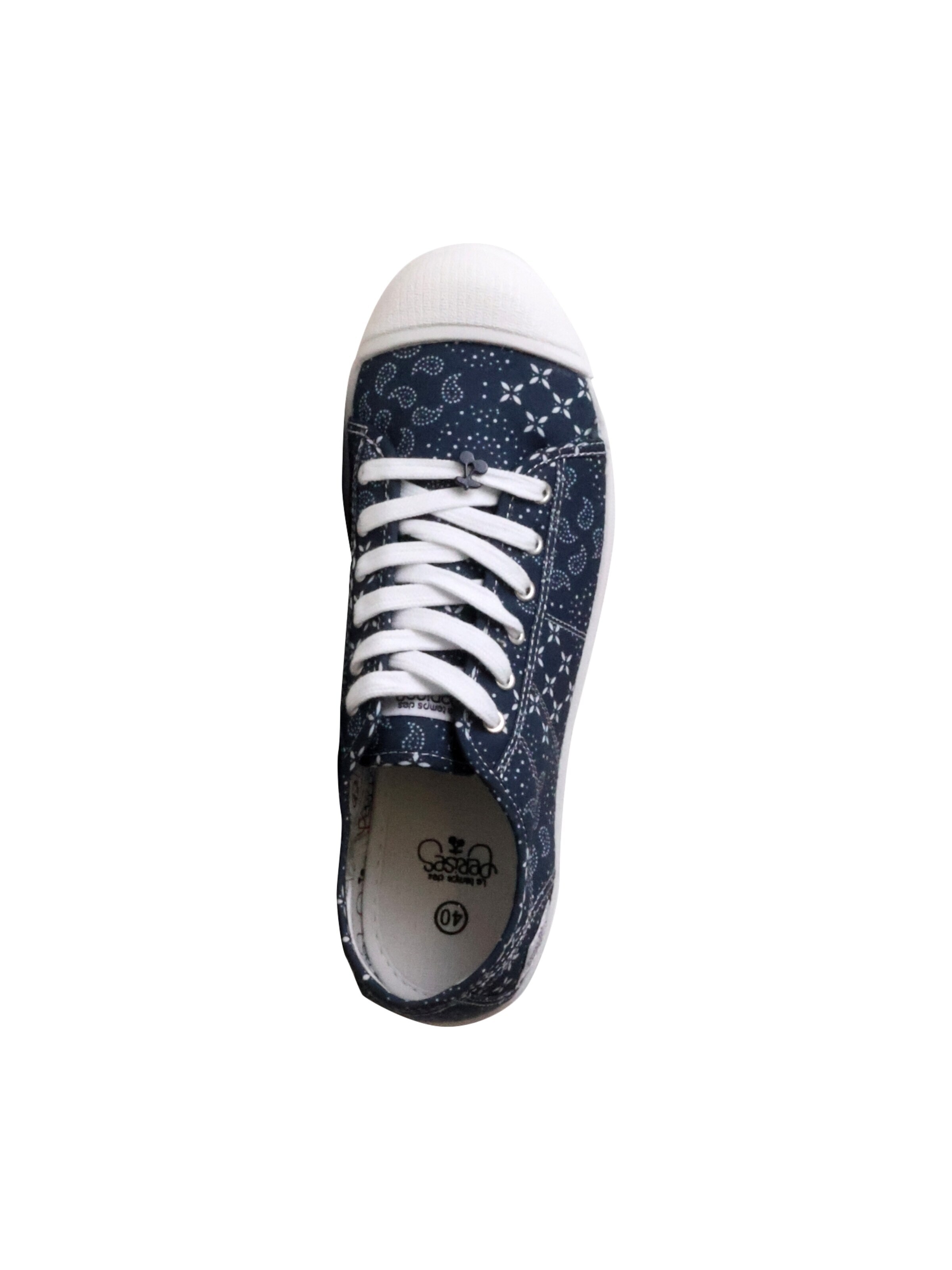 Scarpa stringata sportiva di Le Temps Des Cerises in blu