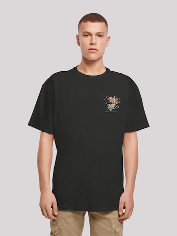 F4NT4STIC Shirt 'Tom And Jerry Mummy Jerry' in Black: front
