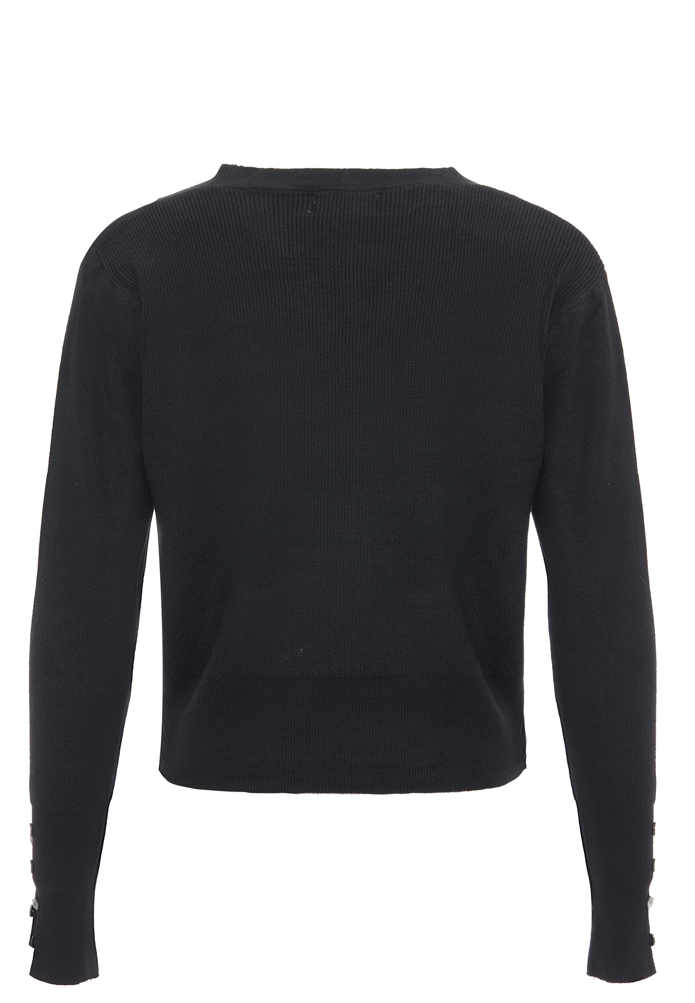 leo basics Strickjacke in Schwarz