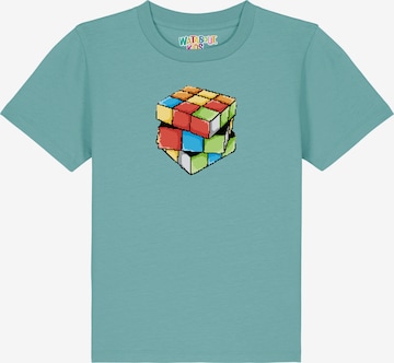 watabout.kids Shirt 'Pixel Zauberwürfel' in Green: front