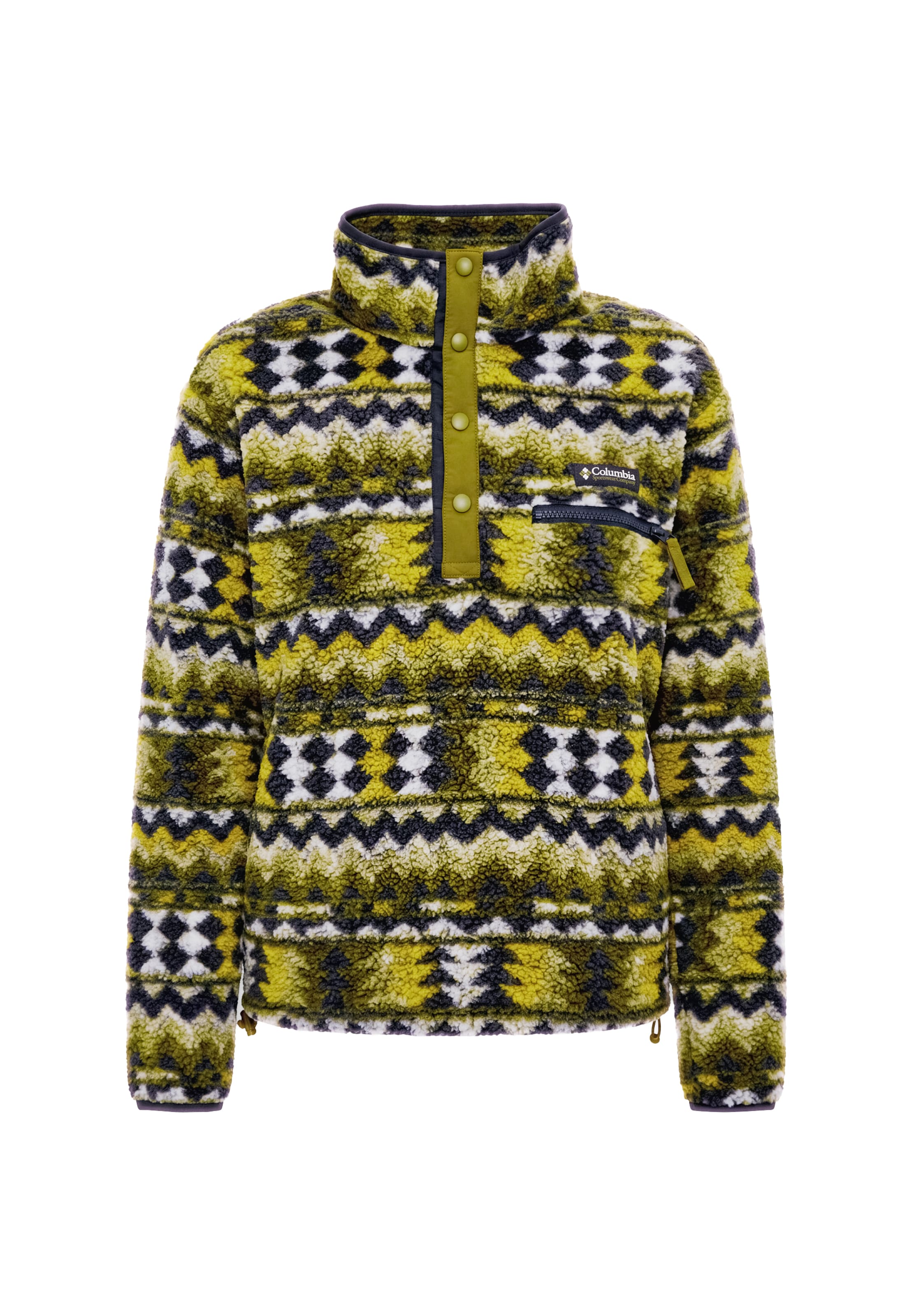 Pull-over de sport 'Helvetia™ II' COLUMBIA en vert : devant