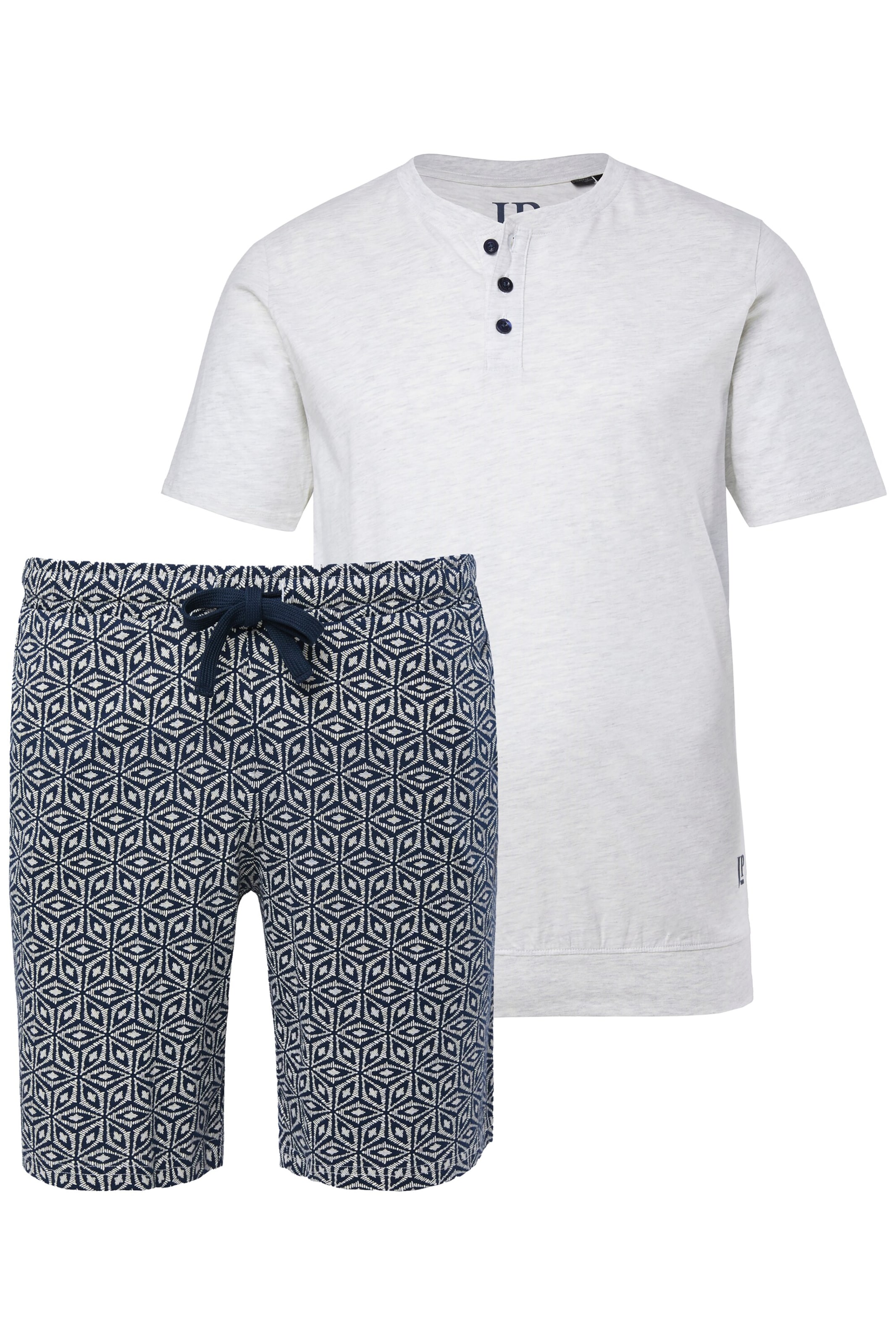 JP1880 Schlafanzug in Blau: Vorderseite