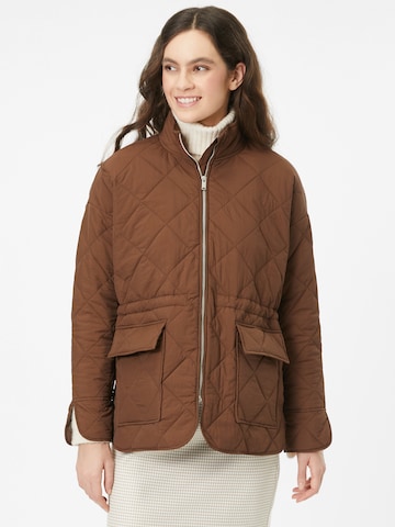 Aware Between-Season Jacket 'VAL' in Brown: front