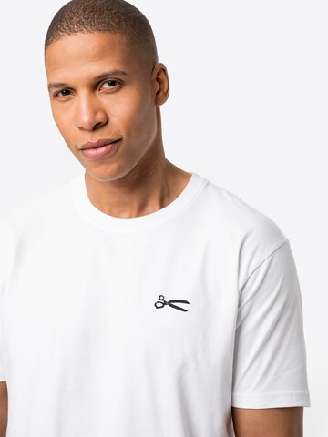 DENHAM - Camiseta 'BRANDON' en blanco